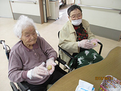 おやつレク紫陽花