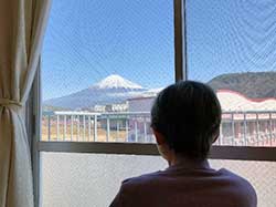 「松野の里」から見える絶景の富士山