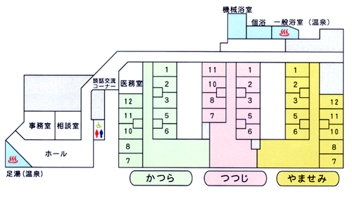 草塩おんせん　平面図