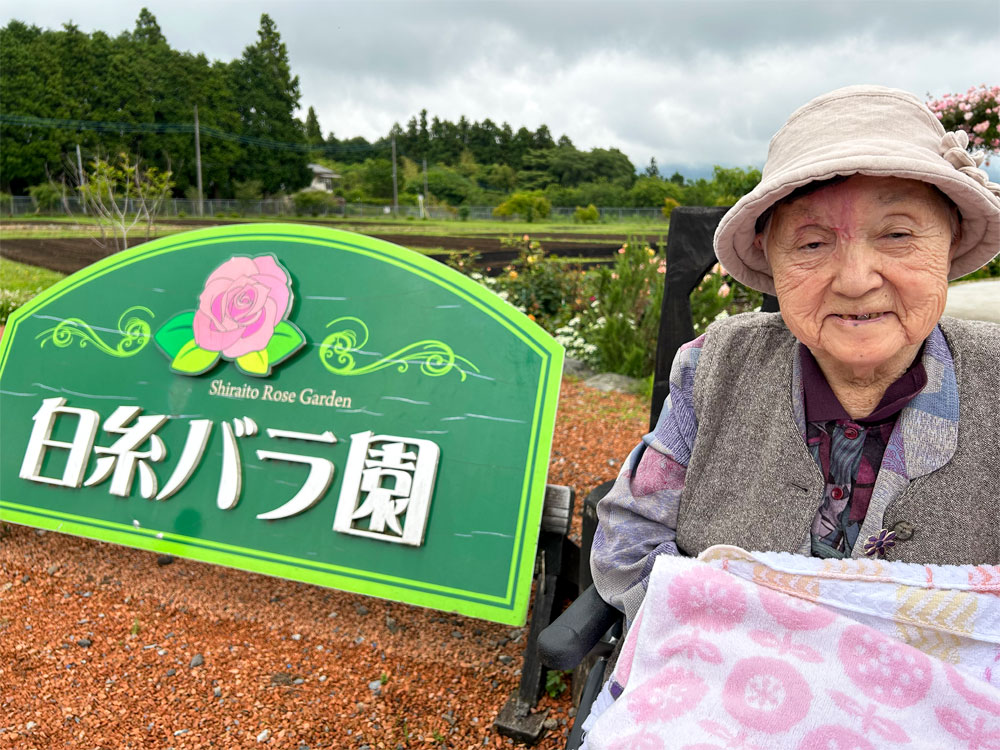 バラのお花見
