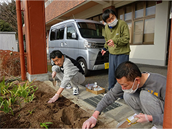 きれいな花が咲くのが楽しみです