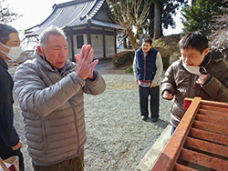 村山浅間神社にて1年の祈願をしてきました。