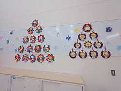 クリスマス壁飾り