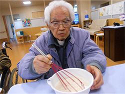 生地を混ぜて頂きました