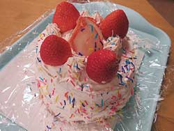 ケーキ作り