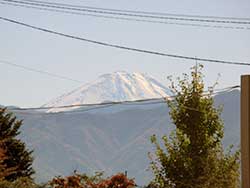 富士山が見えたようです！