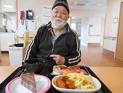 　「美味しい」と喜んでくださいました